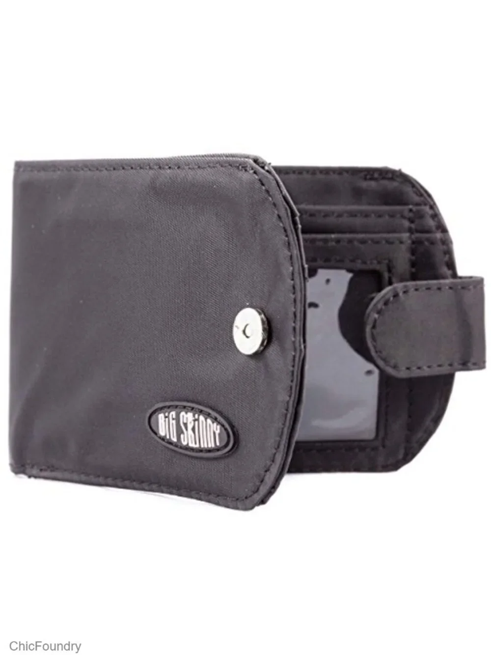 Women's Slim Bi-Fold Wallet Holds 25 Cards Nylon Microfiber RFID